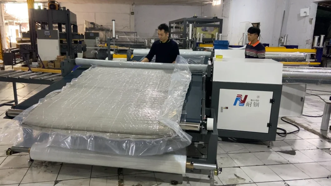 Ng-06r Semi-Automatic Rolling Packing Spring and Foam Mattress Machine