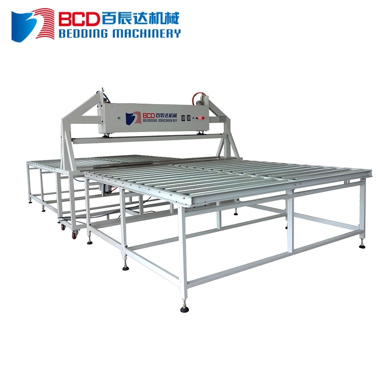 2.4kw 500kg Horizontal Mattress Plastic Bag Roll-Packing Machine