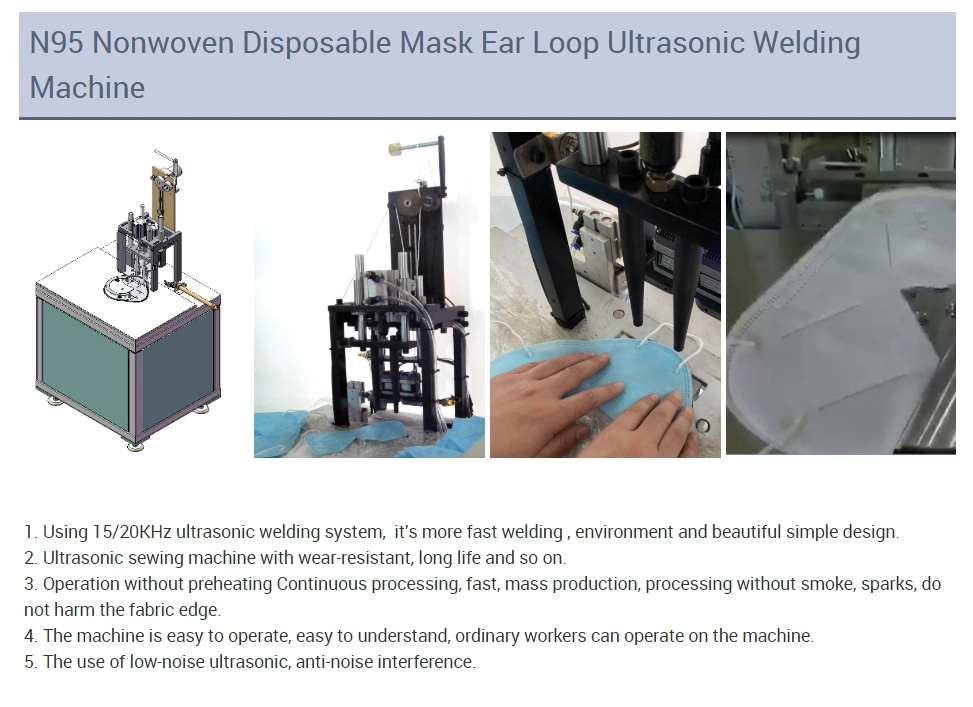 N95 Face Mask Maker Machine Semi-Autumatic Kn95 Mask Machine