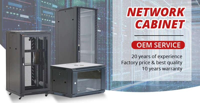 6u Combined Back Swing Wall Mounted Intelligent Network Cabinet