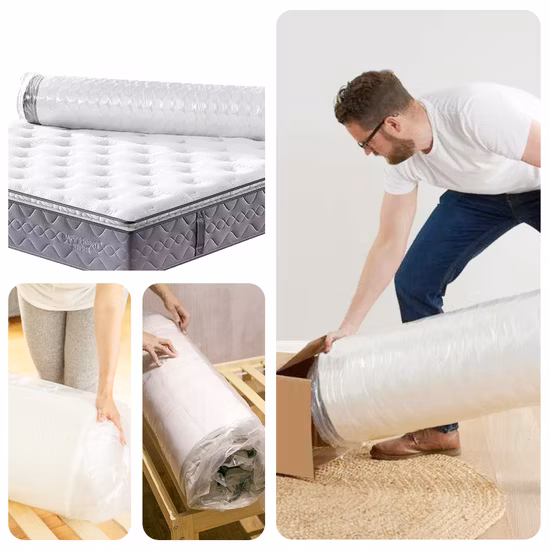 Confezionatrice automatica per rotoli di materasso