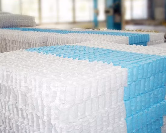 Unità a molle elicoidali insacchettate per materassi standard e mini (024)